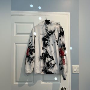 Civil Regime Tie-Dye Floral Hoodie